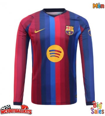 Barcelona Replica Home Stadium Shirt 2026-27 Long Sleeve